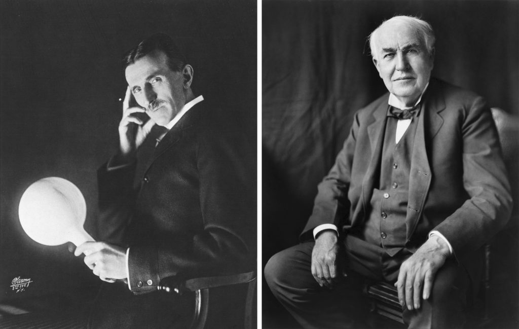 and the Wizards of Light: Nikola Tesla and Edison - Swann Galleries