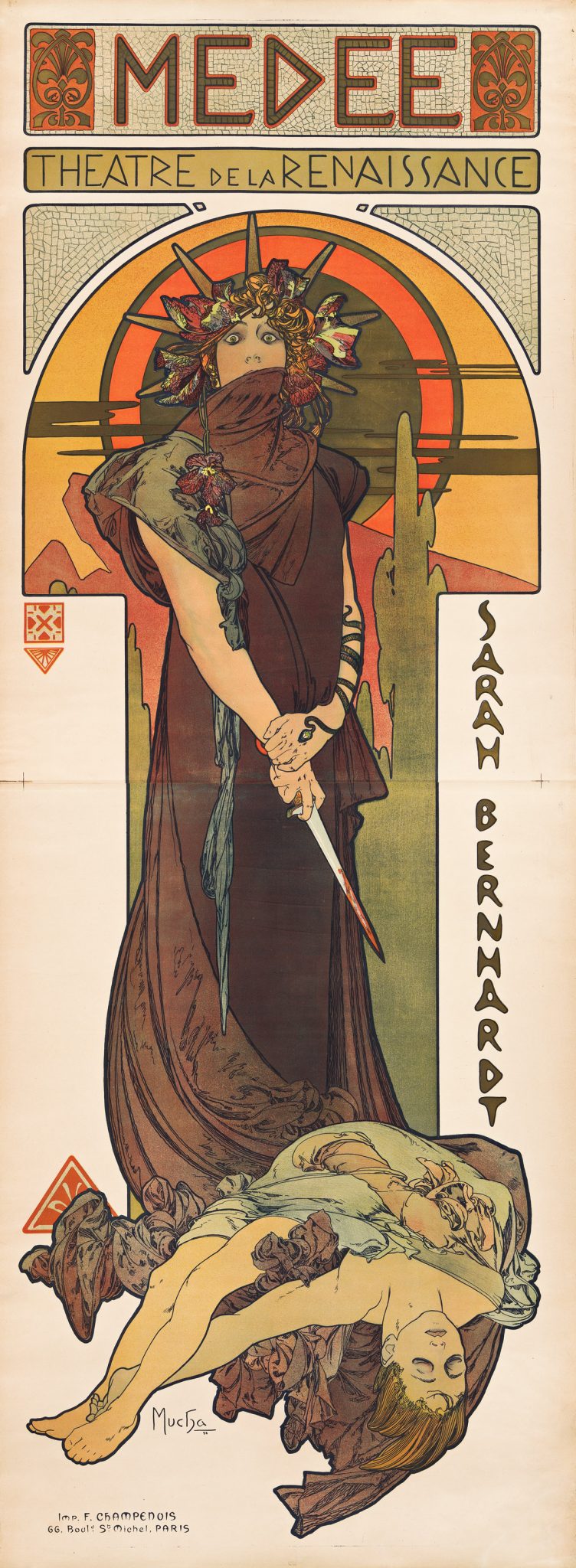 Sarah Bernhardt, Mucha's Muse - Swann Galleries News