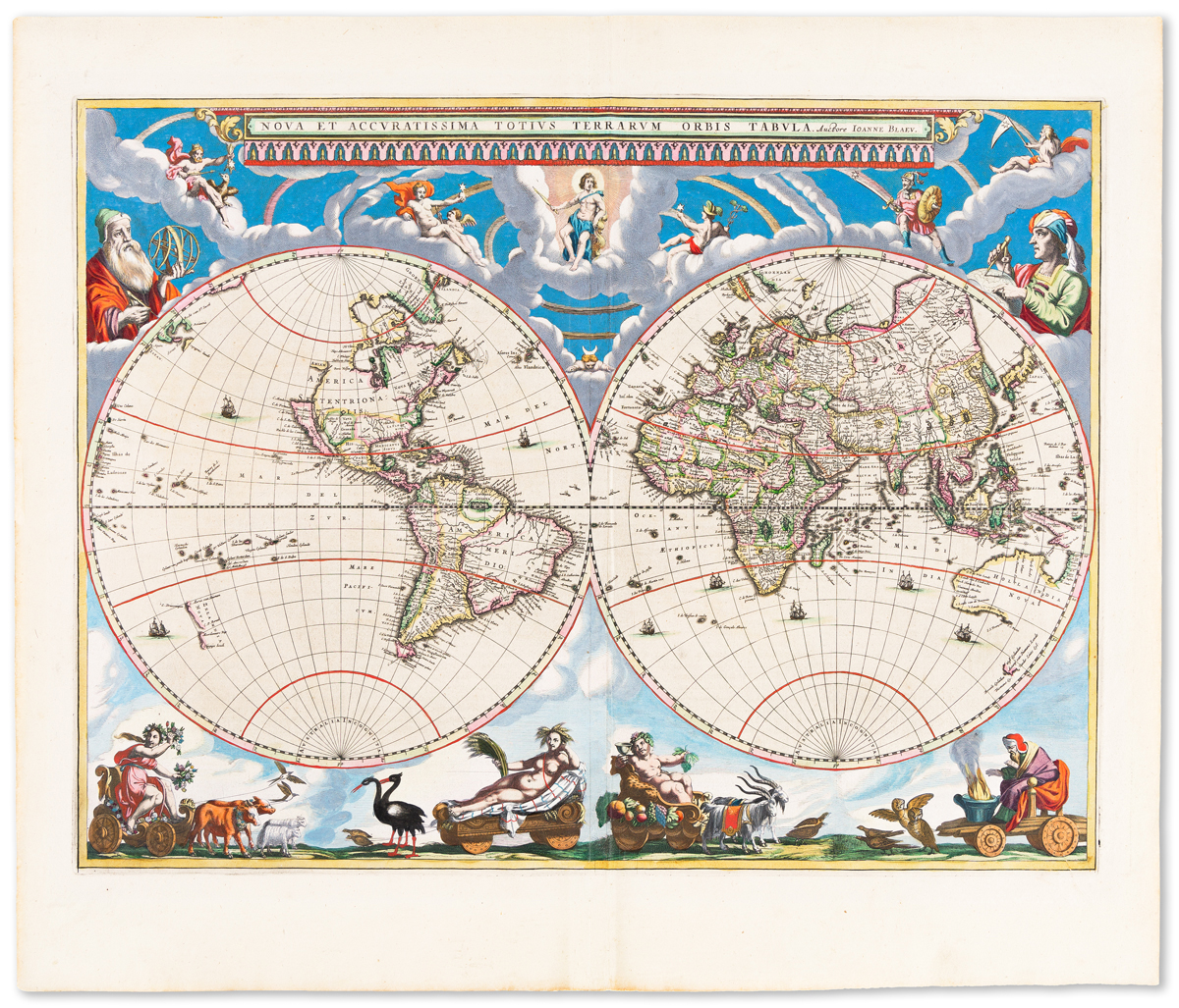 Johannes-Blaeu-Nova-et-Accuratissima-Totius-Terrarum-Orbis-Tabula-1662 ...