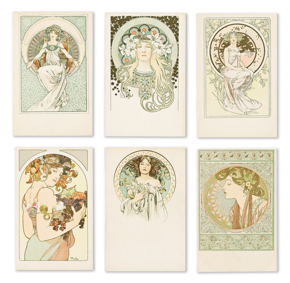 Alphonse Mucha Postcards - Swann Galleries News